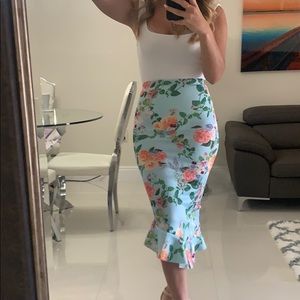 Pretty Little Thing Scuba Midi